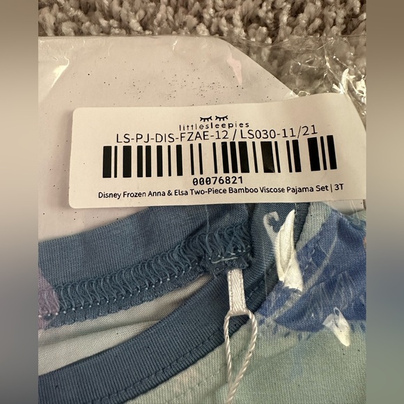 Little Sleepies 3T NWT Disney Frozen - Picture 3 of 4